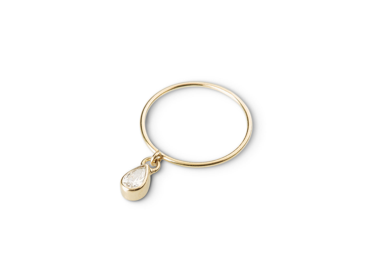 Sparkle Drop Ring