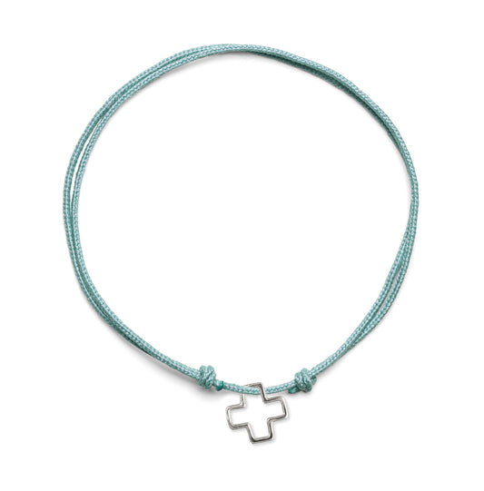 Pop-up textile ribbon cross 