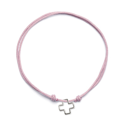 Pop-up textile ribbon cross 