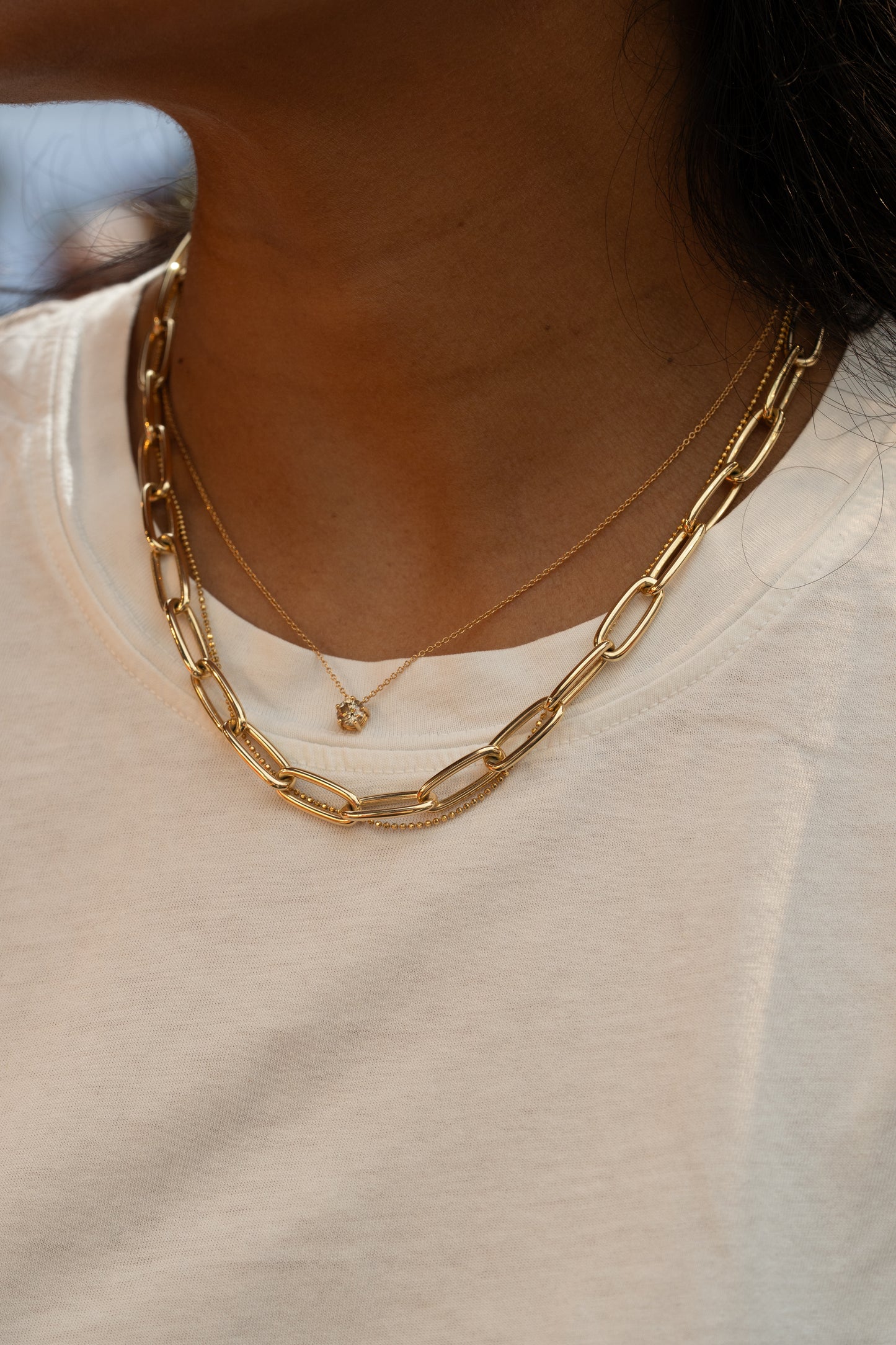 Gliederkette Bold  – 14K Gelbgold Kette, Unisex