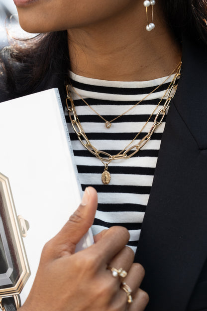Gliederkette Bold  – 14K Gelbgold Kette, Unisex