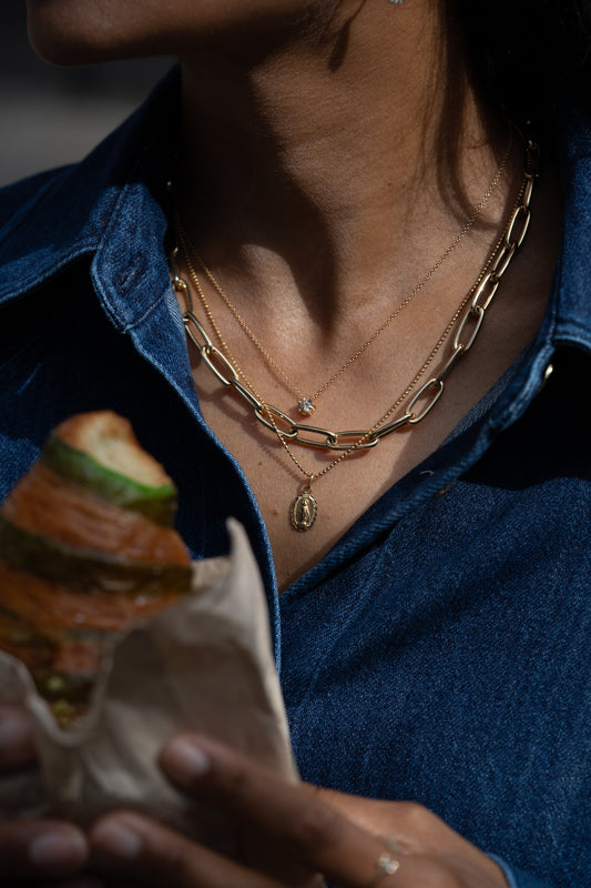 Gliederkette Bold  – 14K Gelbgold Kette, Unisex