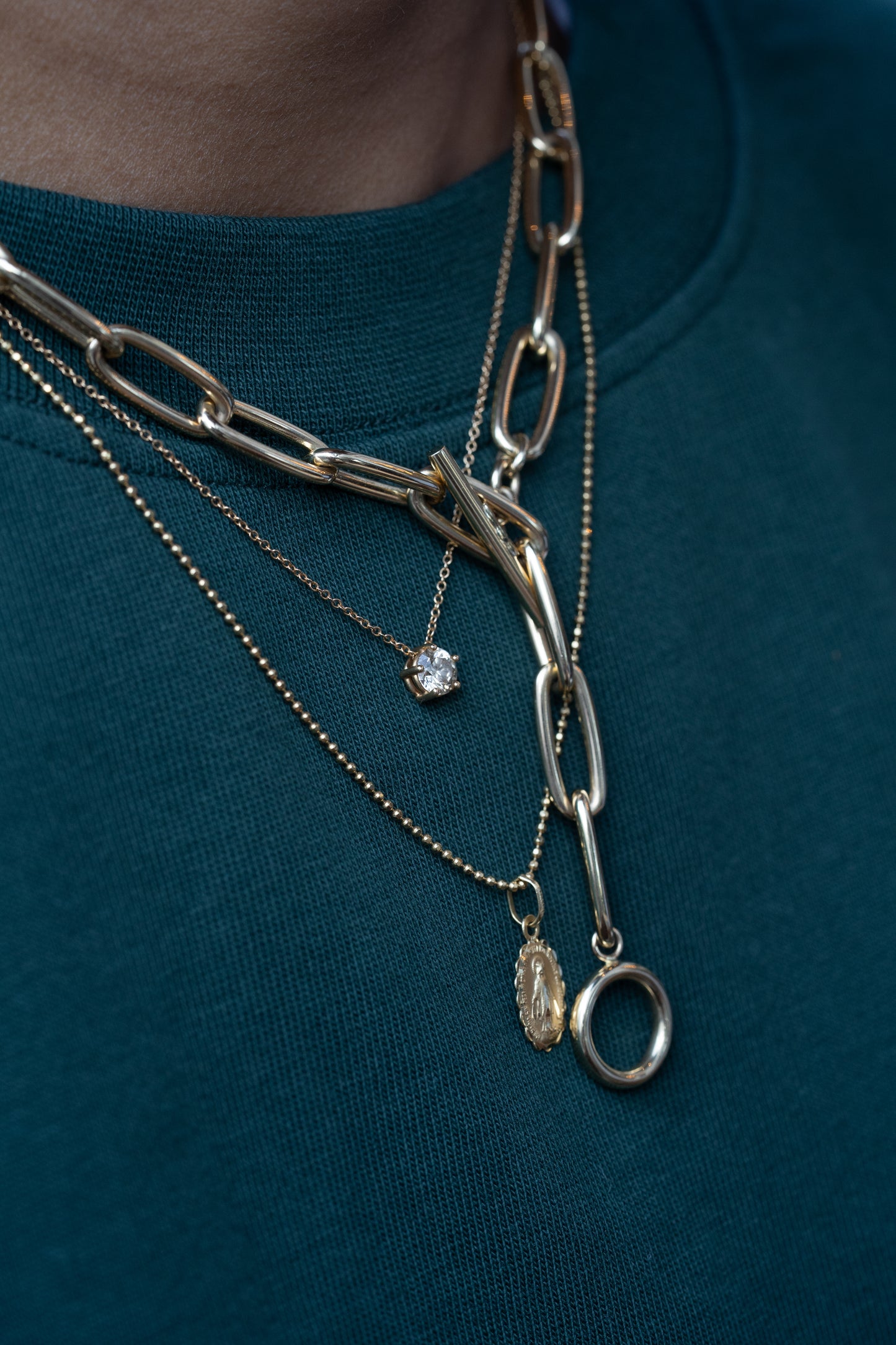 Gliederkette Bold  – 14K Gelbgold Kette, Unisex